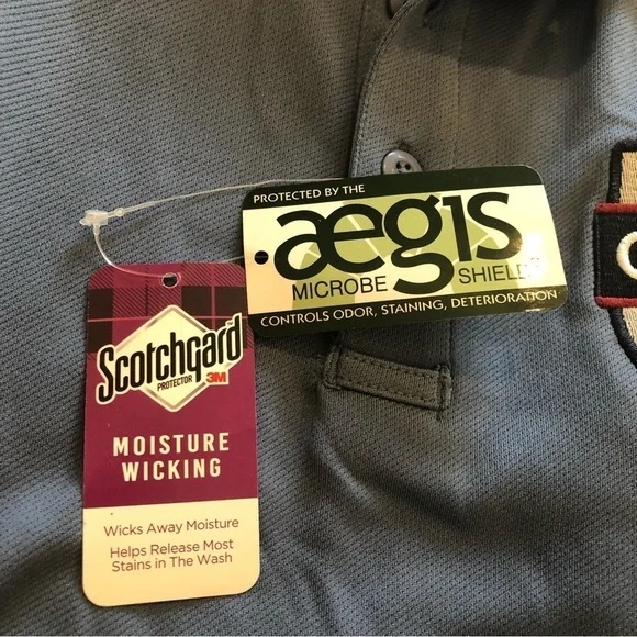 Galls/ MENS//NWT-polo are available/ size M/100% polyester polo shirts /Blue - Picture 6 of 15